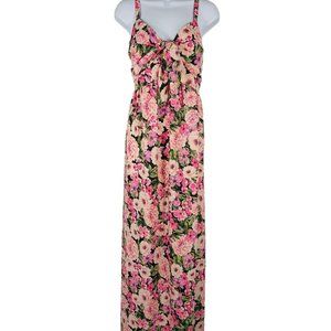 3x Ophelia Roe Sleeveless Pink Floral Long Plus Size Maxi Dress